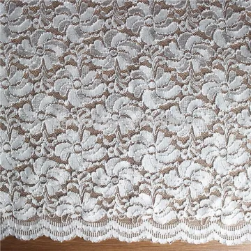 Top quality special green yarn lace fabric crochet lace for fashion dress