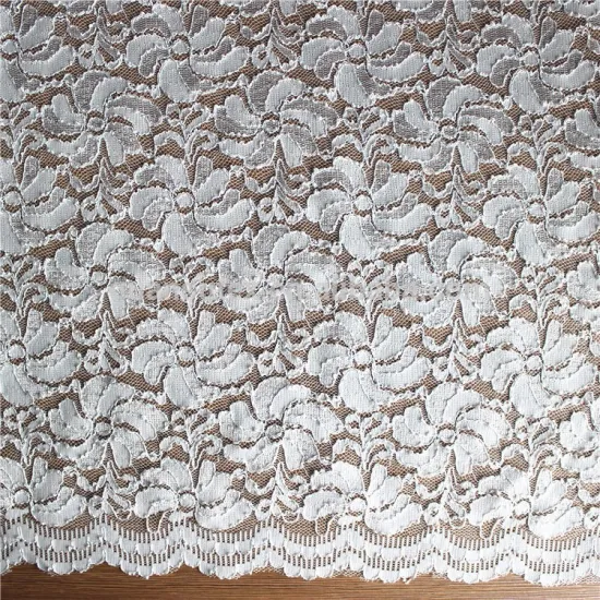 Top quality special green yarn lace fabric crochet lace for fashion dress