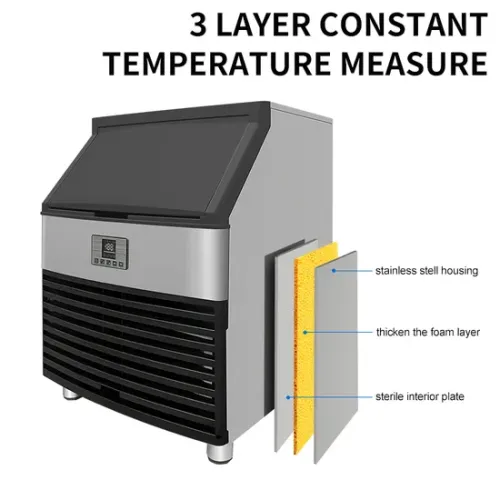 Máquina de fabricação de cubo de gelo de barra de hotel