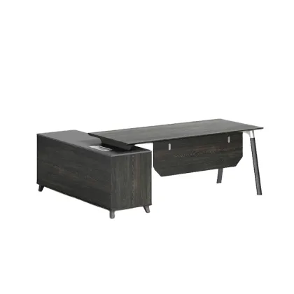 Industrial L Shape Office Desk: New Design Corner Computer Desk