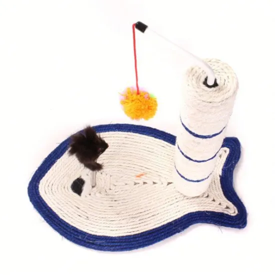 Blue Tree Cat Sisal Plush Toys PCT-9002
MORE BENEFITS