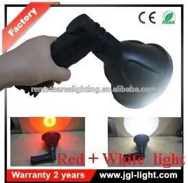 led hunting spotlights white & red cree led hand held spotlight