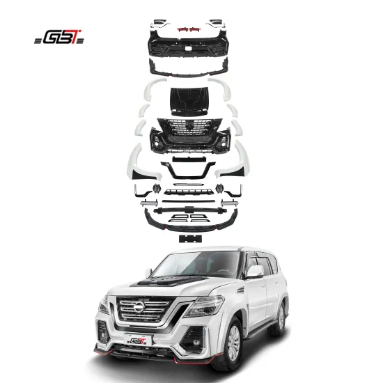 GBT Factory Design Bodykit for Nissan Patrol Y62 2010-2019 Bumper Conversion Kit