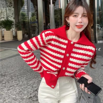 Femmes Cardigan cuit vintage Écorporé