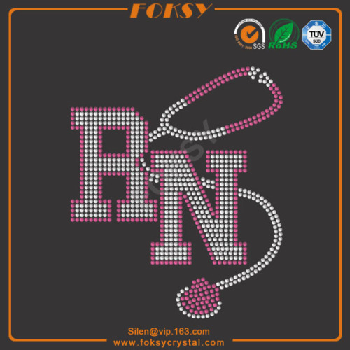RN t shirt bling iron on transfers