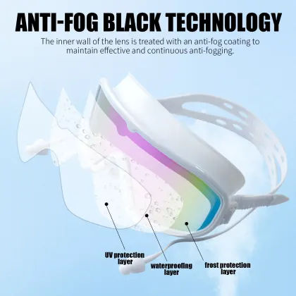 Children's Optical Fixed Power Myopia Swim Glasses