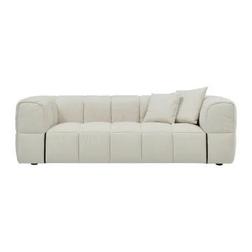 Upholstered furniture minimalism fabric leisure sofa