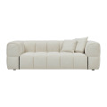 Home upholstery high resilience furniture hot-selling minimalism fabric comfortable leisure sofa 2 seater living room bedroom