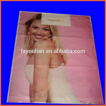 die cut handle plastic bag,t-shirt shopping plastic bags,Soft loop handle plastic bag