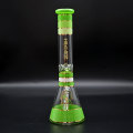 Green transparent glass hookah