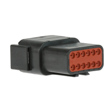 12 pin nam Black Waterproof Deutsch DTM Crimp Connector DTM04-12PB