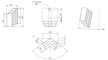 Customized Light Rail Suspension Part Metal Train Bogie Chevron Spring