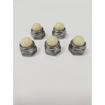 Factory directly sale automotive industry serated castle cap nut with flange