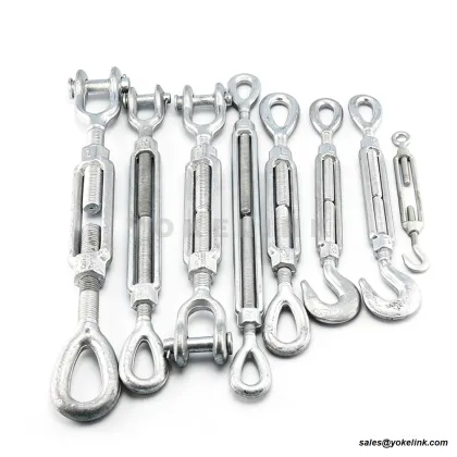 Drop Forged Turnbuckle HDG | ASTM F1145 Utility Hardware | Jaw & Jaw Galvanized Turnbuckle