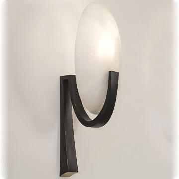 Modern Luxury Golden Marble Wall Sconce Lamp for Bedroom and Living Room