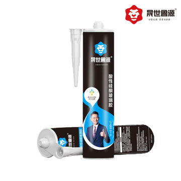 Быстроотверждаемый уксусно-силиконовый герметик для стекла