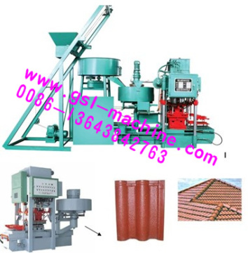 Roof tile making machine