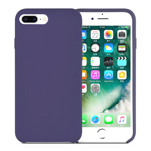 Liquid silicone custom pc case for iphone 7 plus