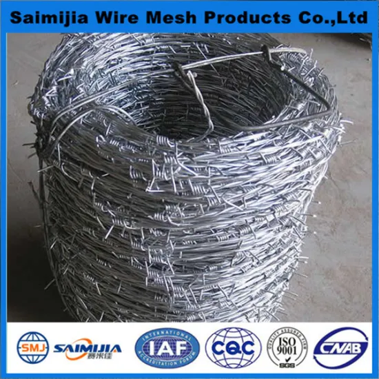 hot dipped galvanized and PVC coated Barbed wire / cheap barbed wire