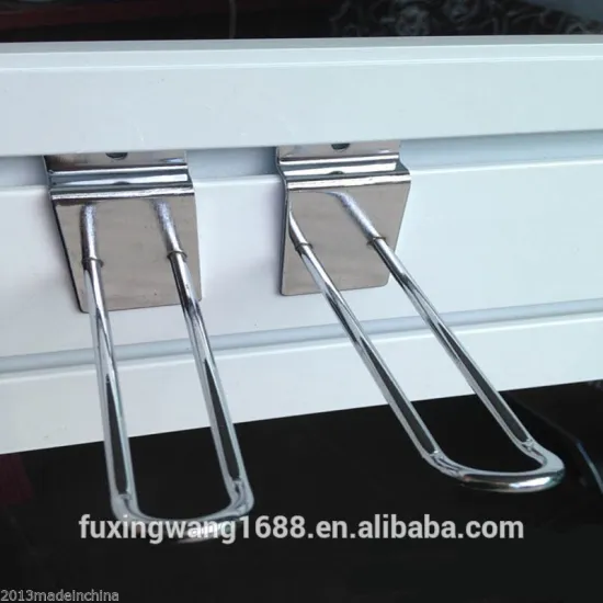 Double loop Metal slatwall display hook
