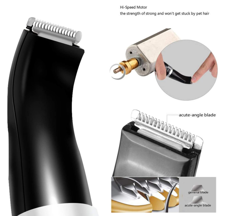 Quiet Light Cat Hair Trimmers for Paws