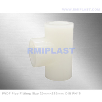 Pvdf bằng tee iso pn16