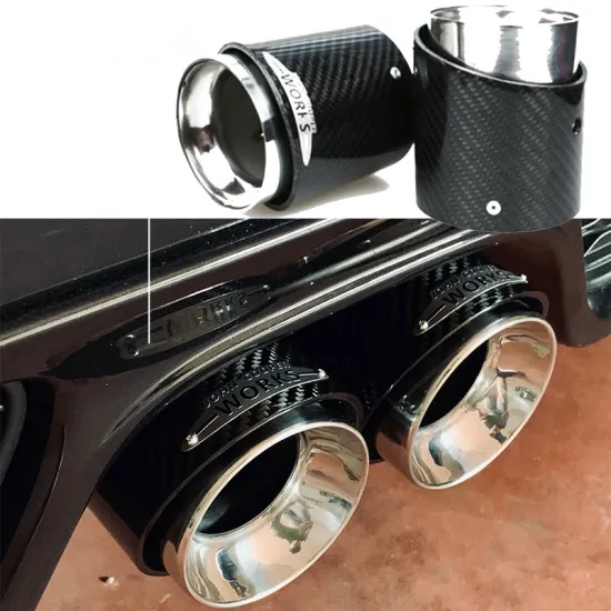Carbon Fiber Exhaust Tip Pipe Accessories for Mini Cooper F54/F55/F56/F57/R60/R61/F60/R55/R56/R57/R58/R59/S JCW