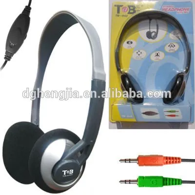 Computer accessory mega bass headphones lightweight PC headphones for games
