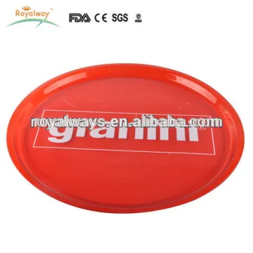 45CM hot selling round plastic beer serving tray, food tray, anti-slip tray