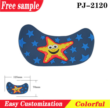 Star pattern PVC charms upper accessories