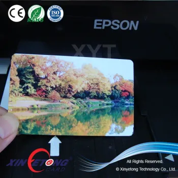 Printable Blank Inkjet PVC card for Epson printer