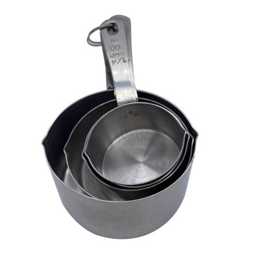 Stainless Steel Measuring Spoons Set & Plastic Measuring Cup for Baking and Cooking