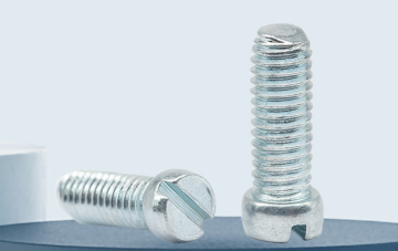 Stainless steel din84 pan head slotted machine screws