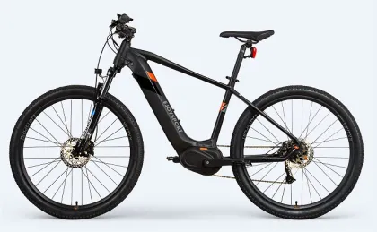 Black Electric Bike Vs Pedal Assist