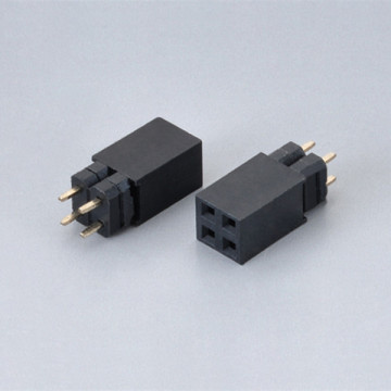 Altura de 8.5 mm de conectores de plástico de plástico de doble fila PCB