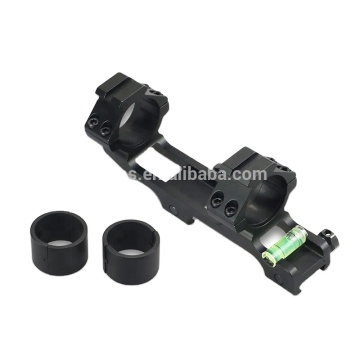 Spike One Piece Mount Scopes Accopes dengan tahap gelembung semangat untuk tiub 30mm dan 25.4mm, saiz 22mm