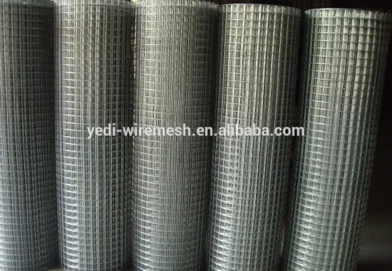 zinc plated 1 inch galvanized welded wire mesh