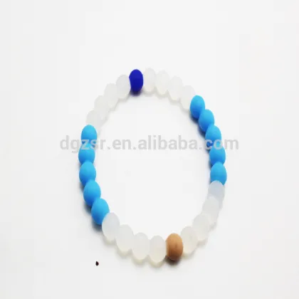 Custom Silicone Tie Dye Fortune Bracelets