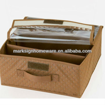 Underwear Storage Box with Clear Top Window