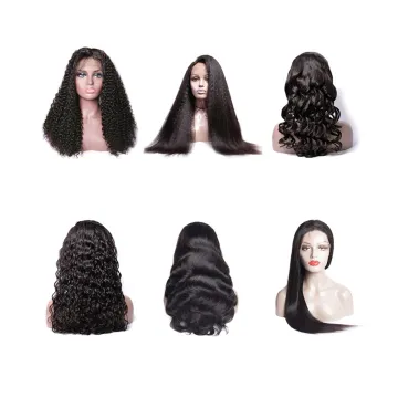 Factory Price Human Hair Transparent HD Swiss Lace Frontal Wig 360 Lace Front Wigs,12a Virgin Cuticles Aligned Human Hair wigs