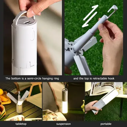 Smart LED Camping Lamp with Motion Sensor Technology