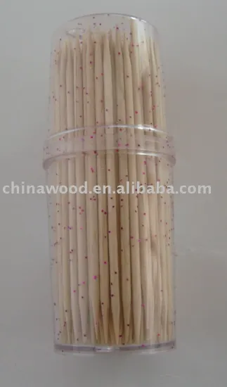 wooden toothpick -- 180pcs/ps tube