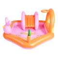 Custom rabbit theme slide inflatable pool kids pool