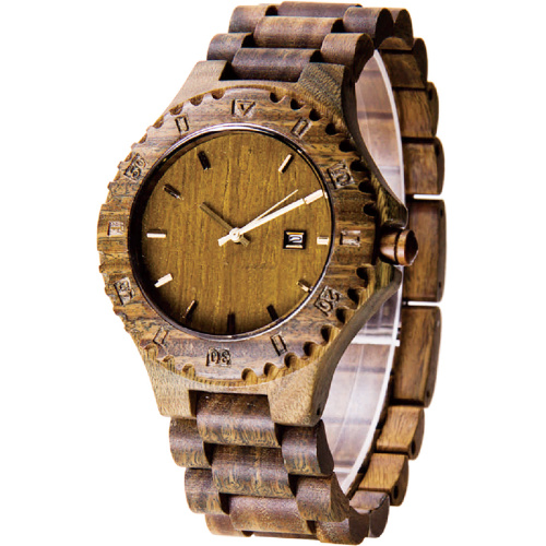 Orologio in legno di sandalo completo