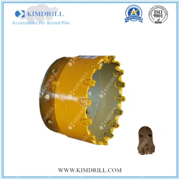 Casing starter segmented casing twister casing shoe with teeth WS39 for piling work