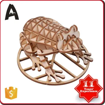 Hot sale factory directly diy wooden puzzle helicopter model