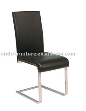 chrome metal dining chair