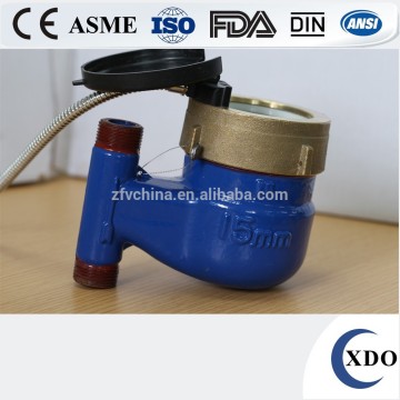 Hot sale factory price XDO-PDRRWM-15~25 domestic photoelectric remote reading smart water meter