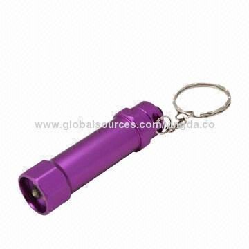 3-टुकड़ा एलईडी keychains कीरिंग के साथ