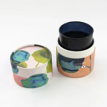 Custom Design Scented Candle Paper Tube Packaging Box